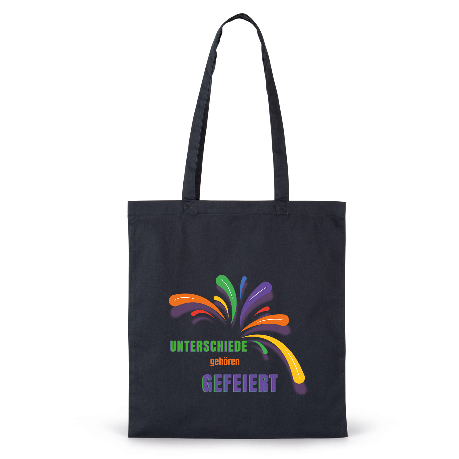 Jutebeutel »Unterschiede gehören gefeiert«         