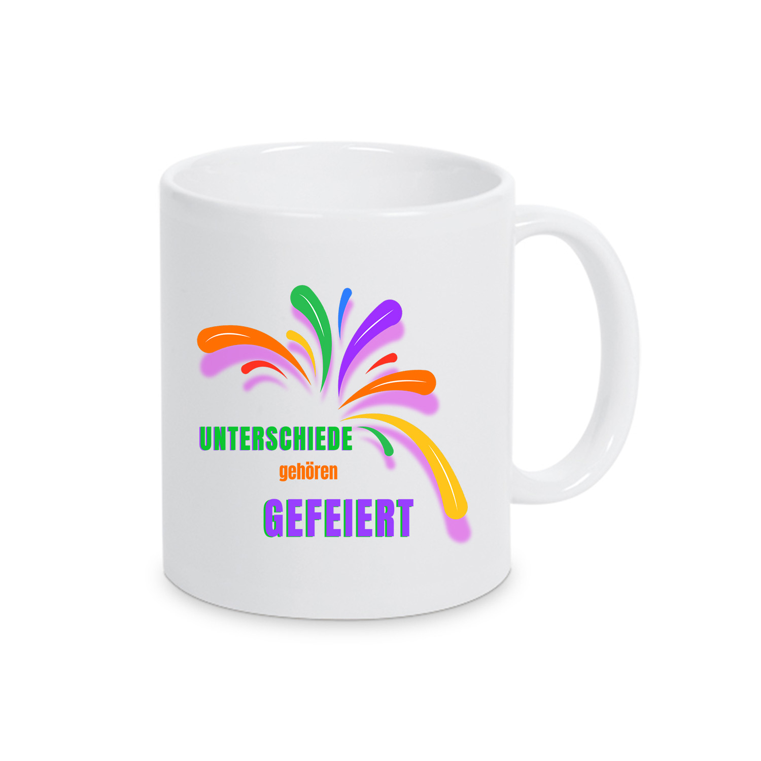 Tasse »Pride Unterschiede gehören gefeiert«            