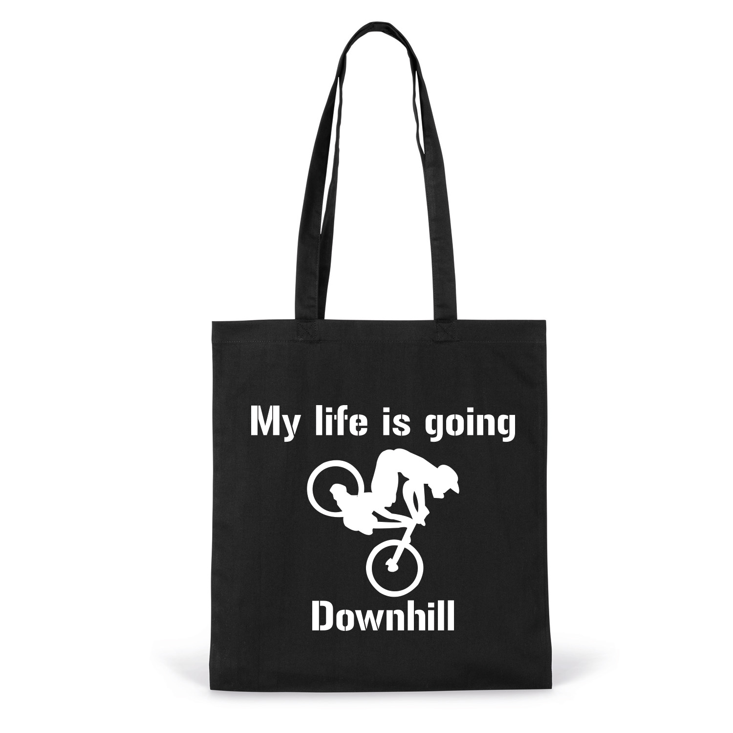 Jutebeutel »Downhill«      