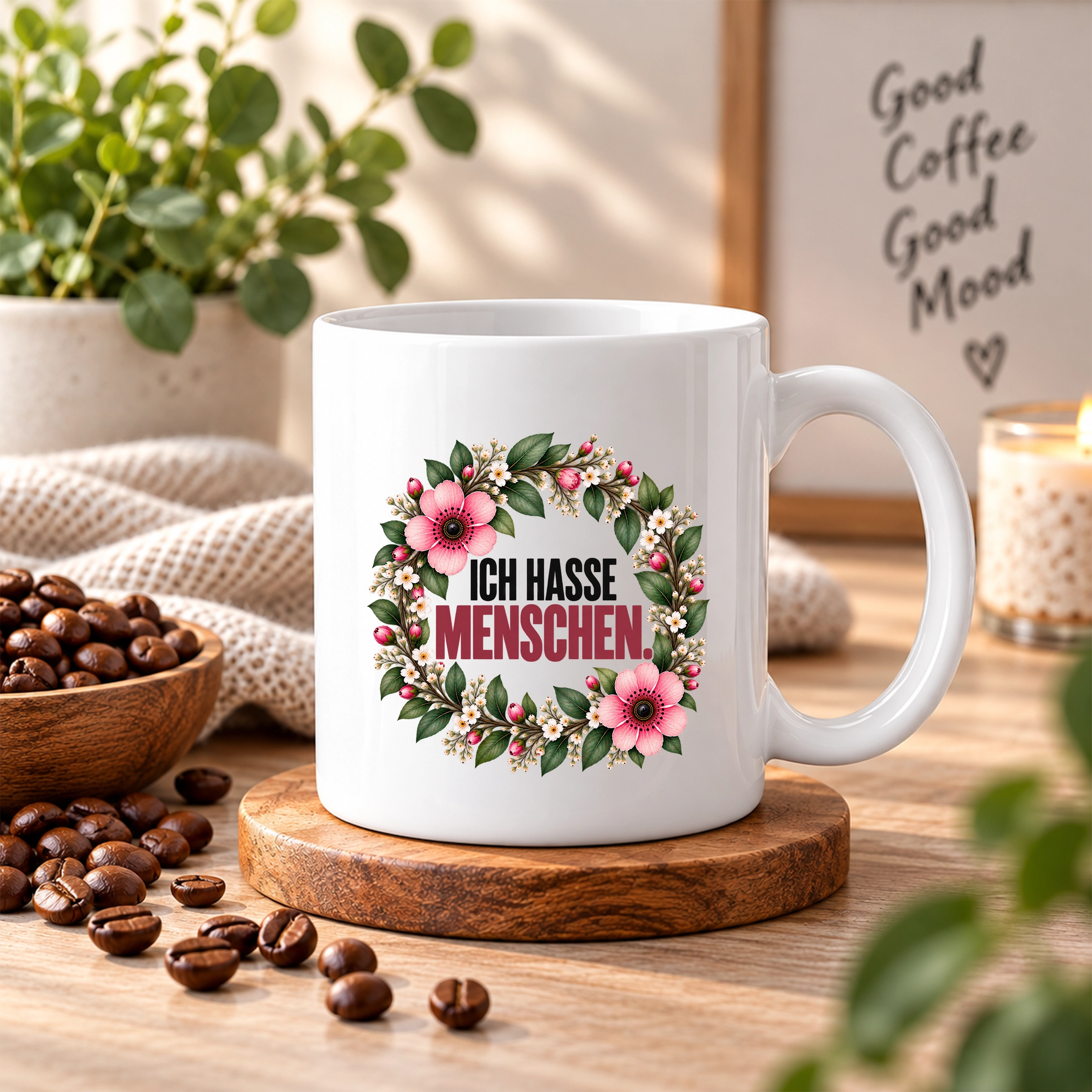 Tasse »Ich hasse Menschen«             