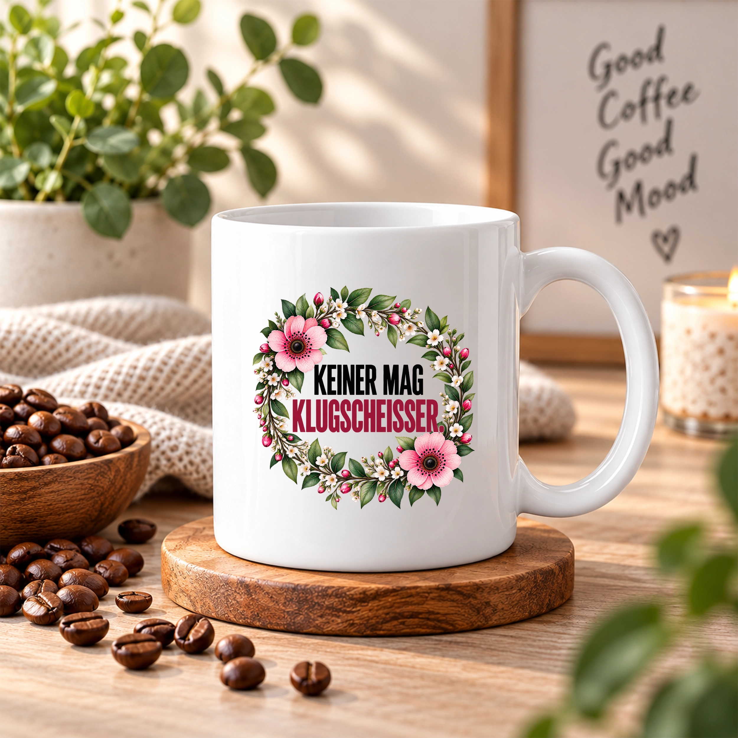Tasse »Keiner mag Klugscheisser«           